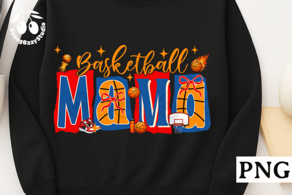 Basketball Mama Bow PNG: Bold & Energetic Design for Creators