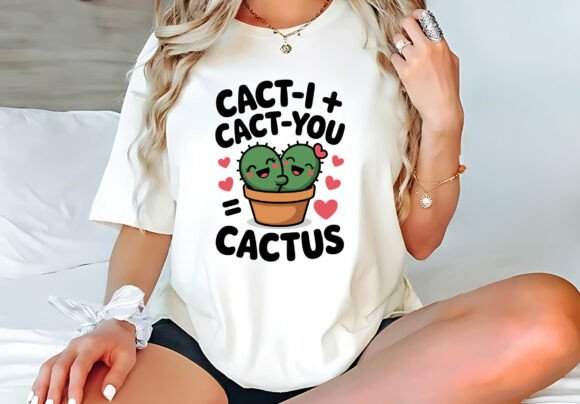 Cactus T-Shirt Design: A Bold Graphic for Modern Merchandise
