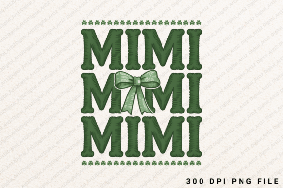 Mimi St. Patrick's Day Shirt PNG Design: Vibrant Sublimation Art