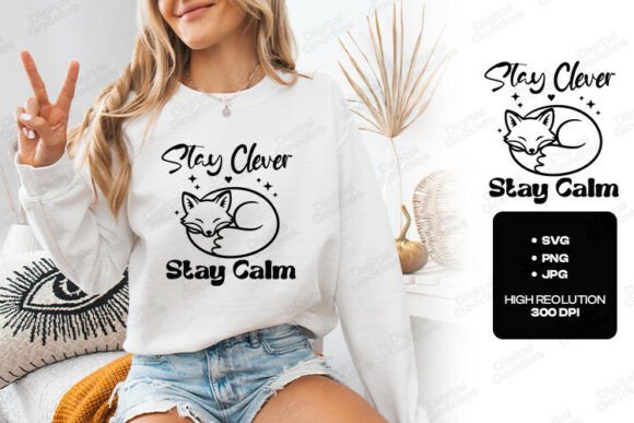 The Cozy Appeal of the Stay Clever, Stay Calm Fox Design