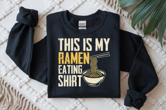 This is My Ramen Eating T-shirt Design: A Design Asset Deep Dive